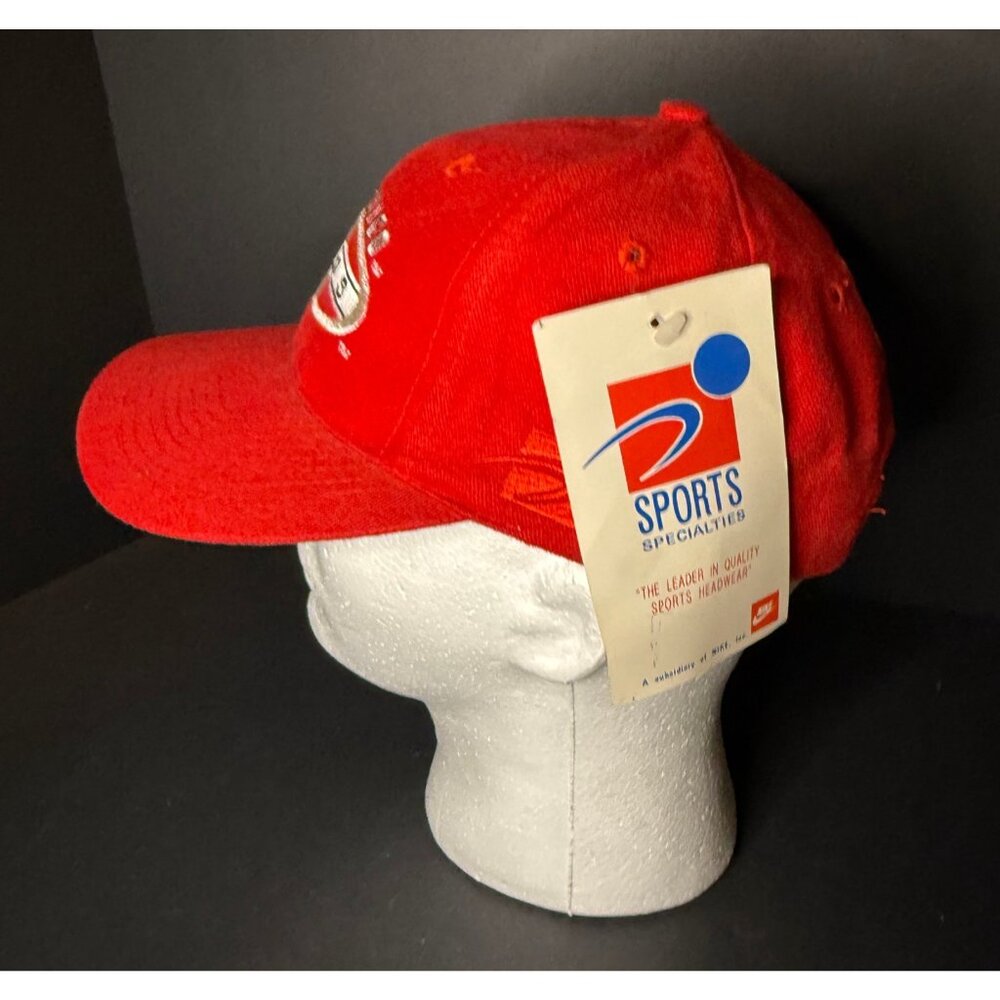 Vtg Sports Specialties New Mexico Lobos Snapback Hat Red NWT Cap Embroidery RARE - Picture 3 of 9